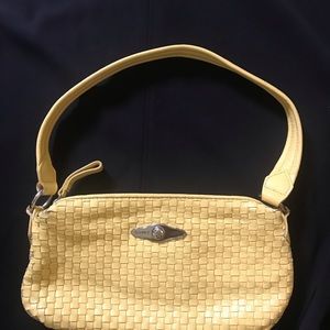 Elliott Lucca yellow leather purse